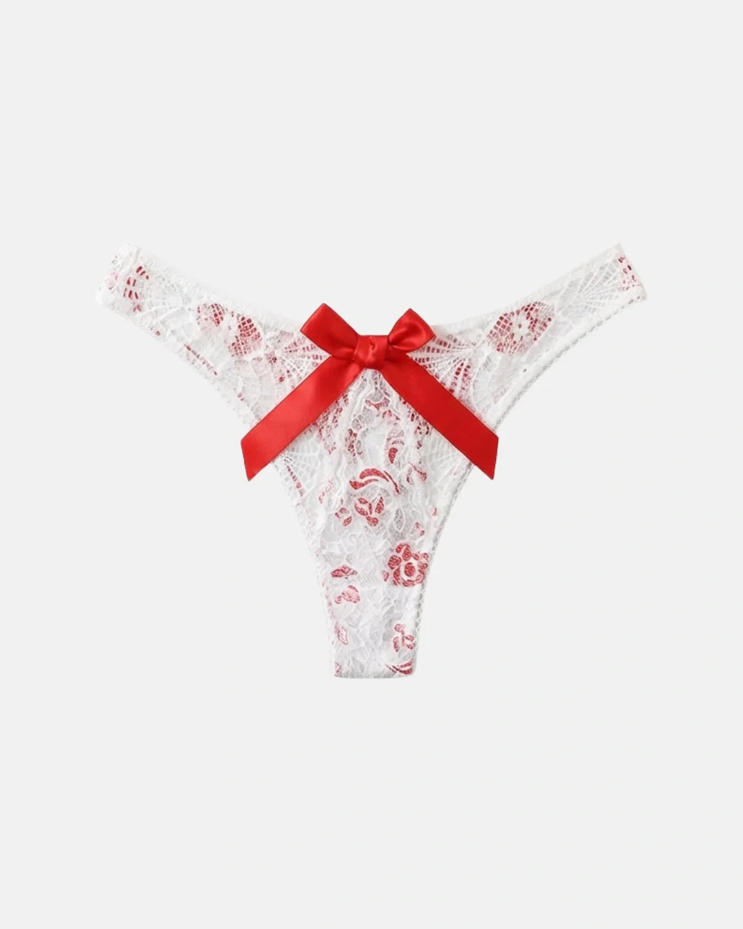 Non-Padded Bra Set - Ribbon Lace