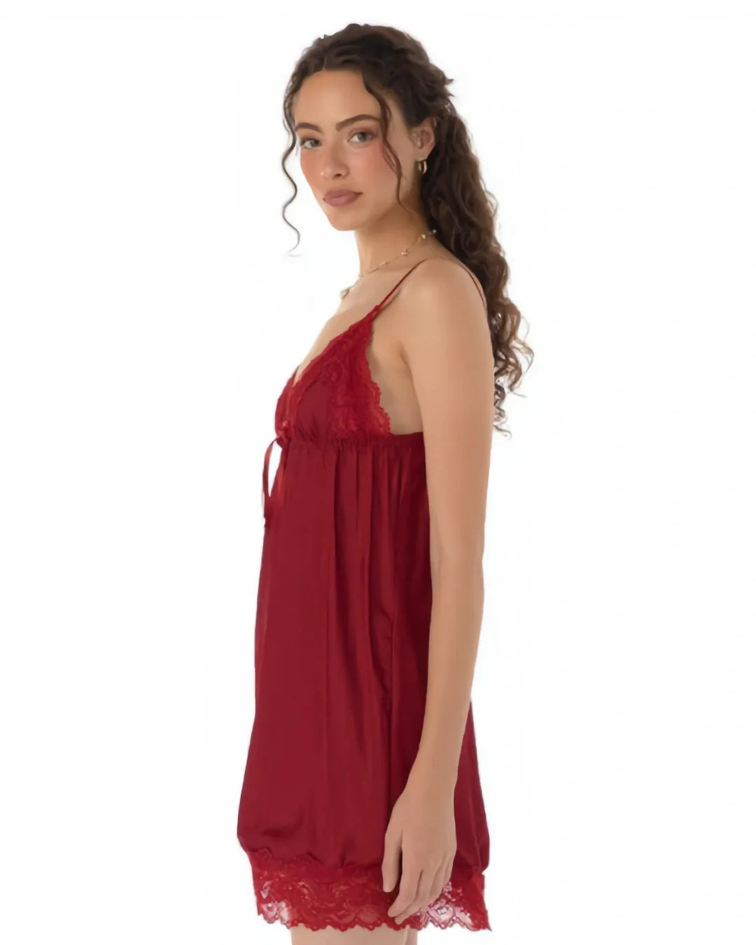 Babydoll Lingerie - Merlot