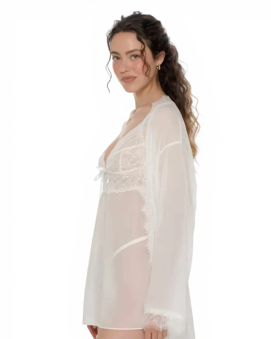 Lingerie Set with Gown - Ethereal