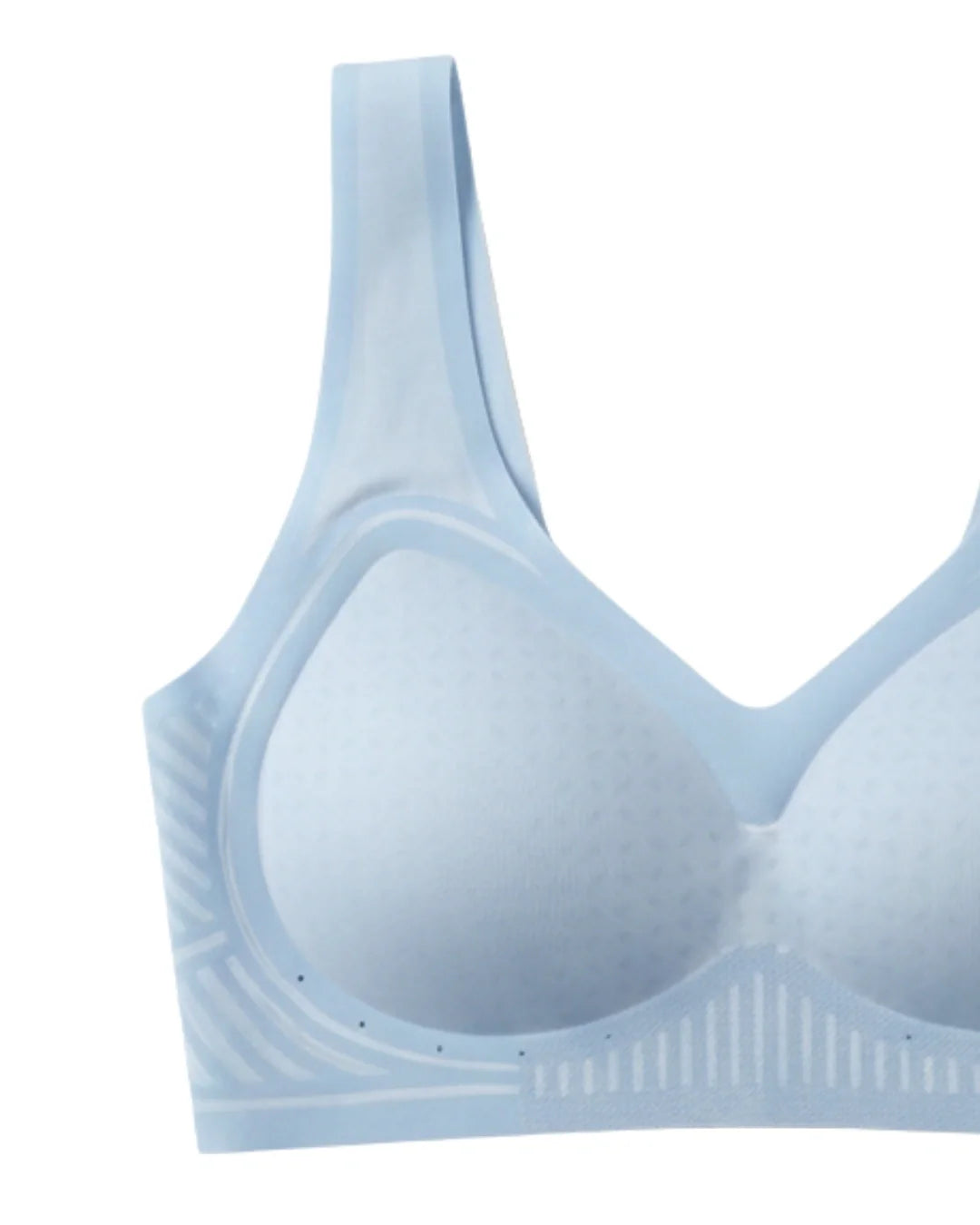 Seamless Padded Bra - Sova - Blue