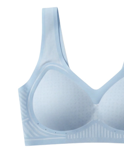 Seamless Padded Bra - Sova - Blue