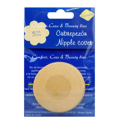 Reusable Nipple Pasties - Round - 5 Pairs