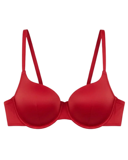 Non-Padded Bra Set -  Camille - Red