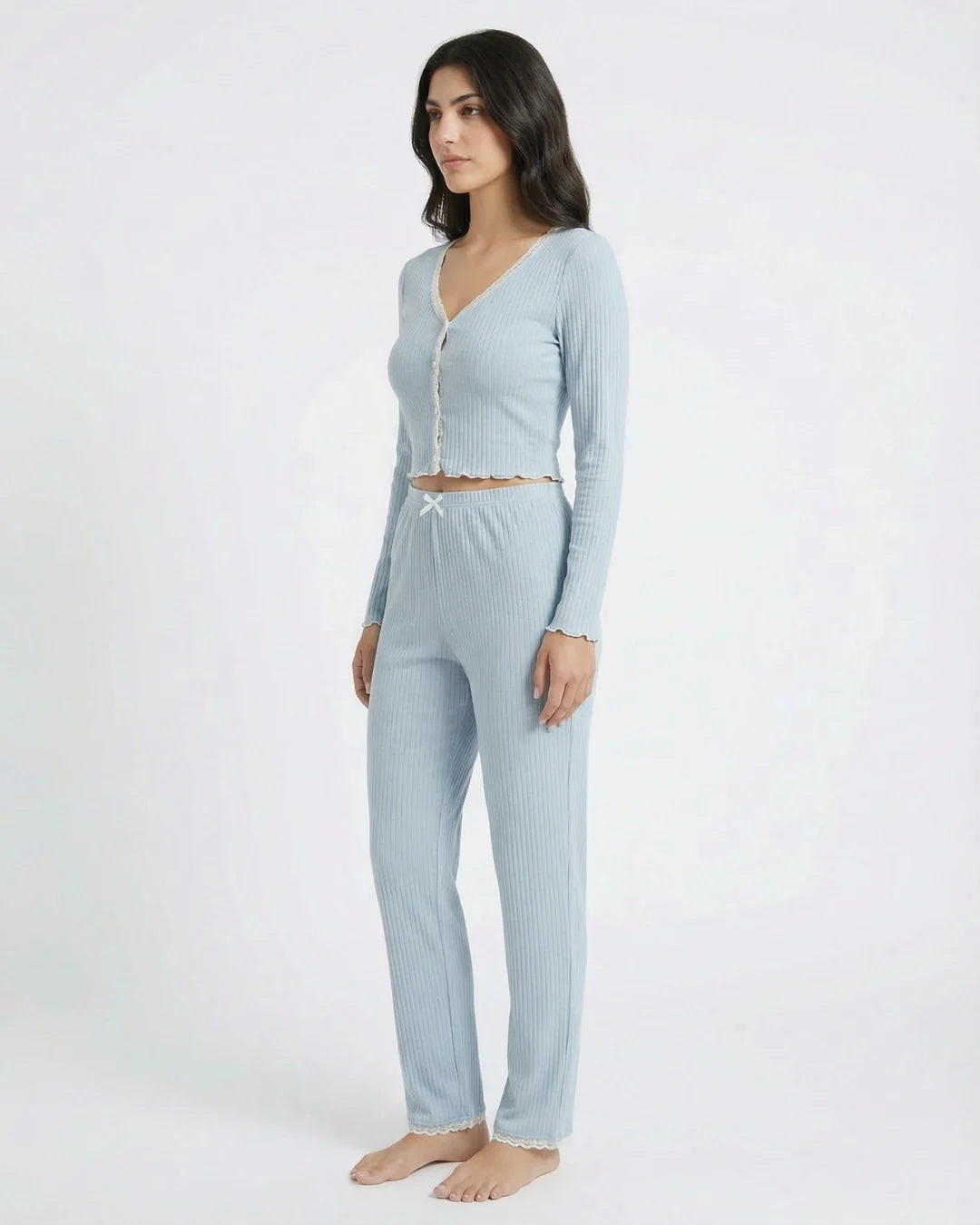 Cotton PJ Set - Mellow - Blue