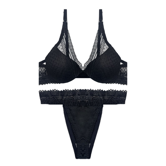 Azure Non Padded Bra and Panty Set