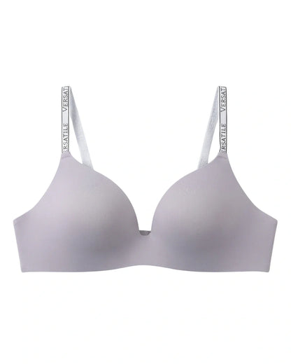 Seamless Padded Bra - Veluna - Grey