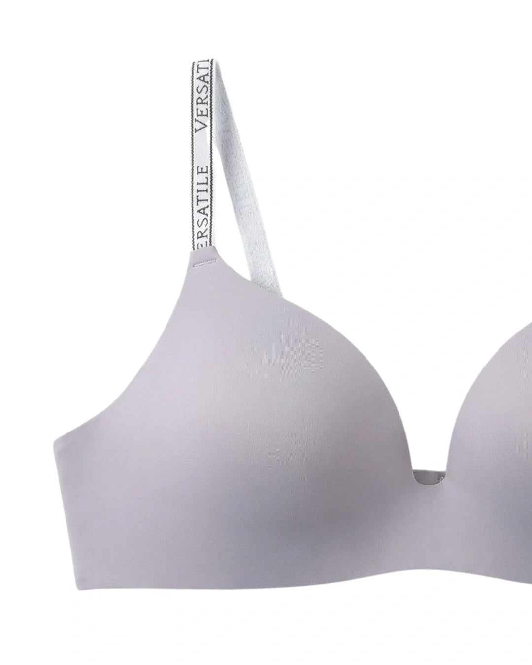 Seamless Padded Bra - Veluna - Grey