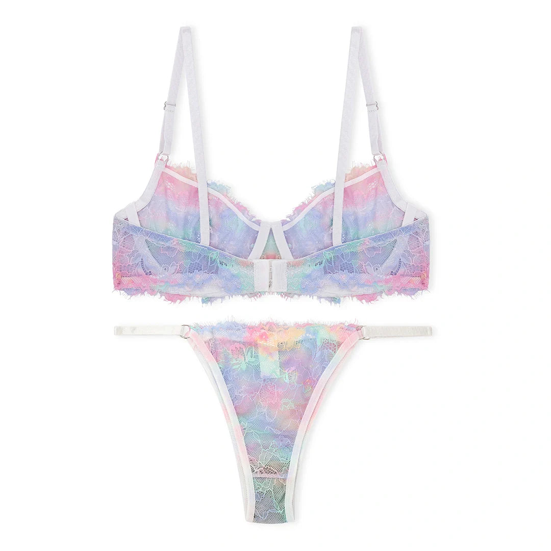 Super Colored Non Padded Bra and Panty Set