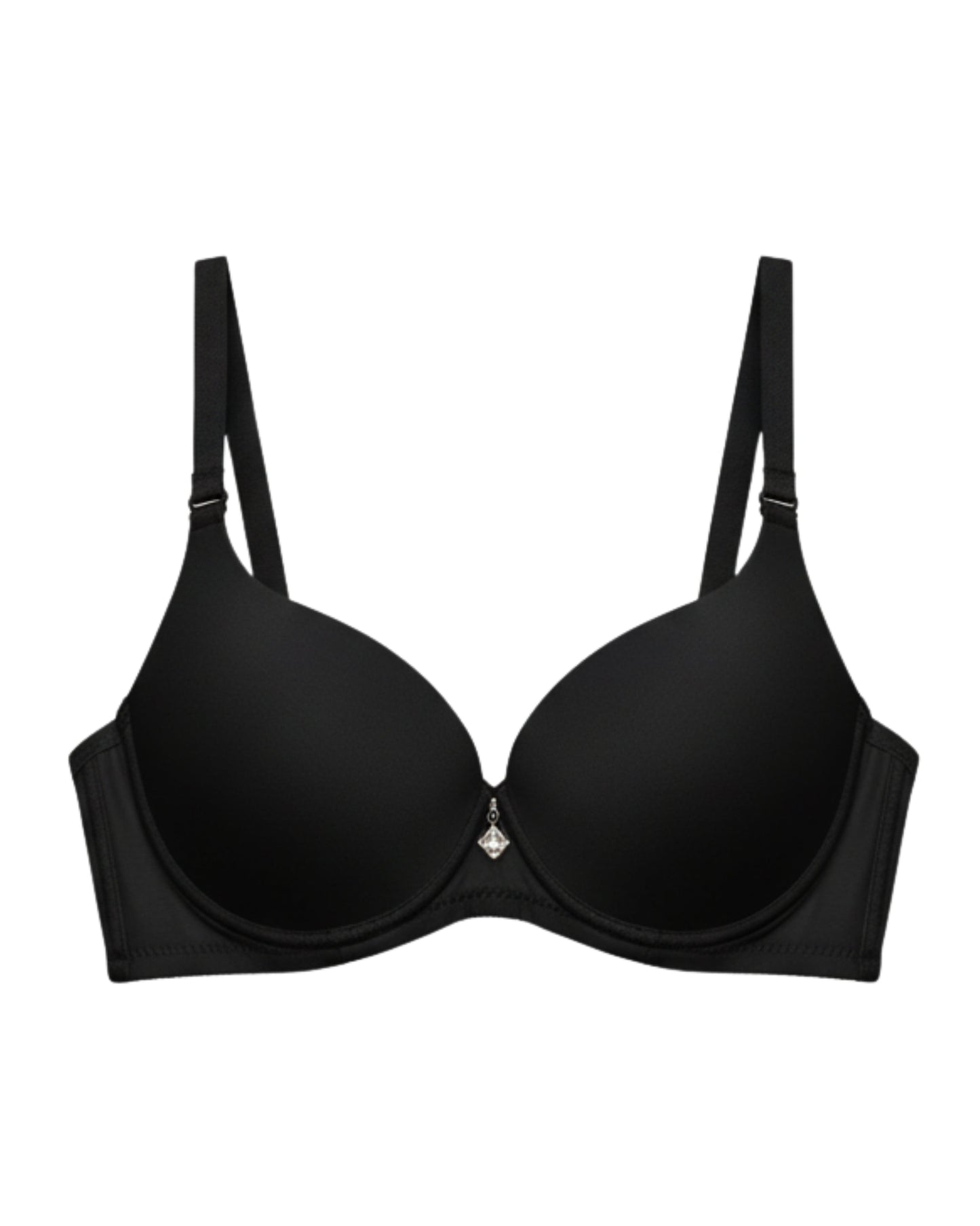 Padded T-Shirt Bra -Smooth Lift - Black