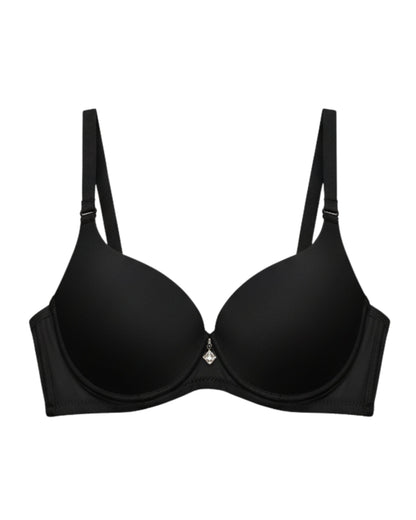 Padded T-Shirt Bra -Smooth Lift - Black