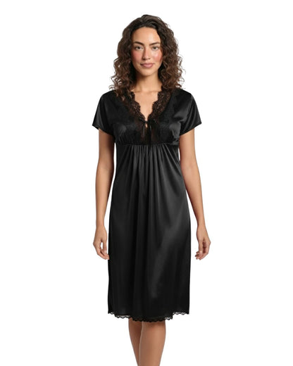 Gown Set - Rivya - Black