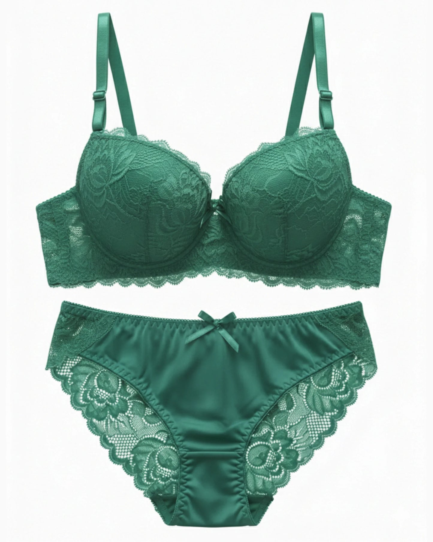 Padded Bra Set -  Embro - Sea Green