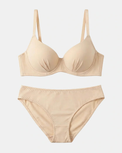Padded Bra Set - Amelia - Skin