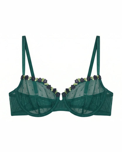 Non-Padded Bra - Mila - Green