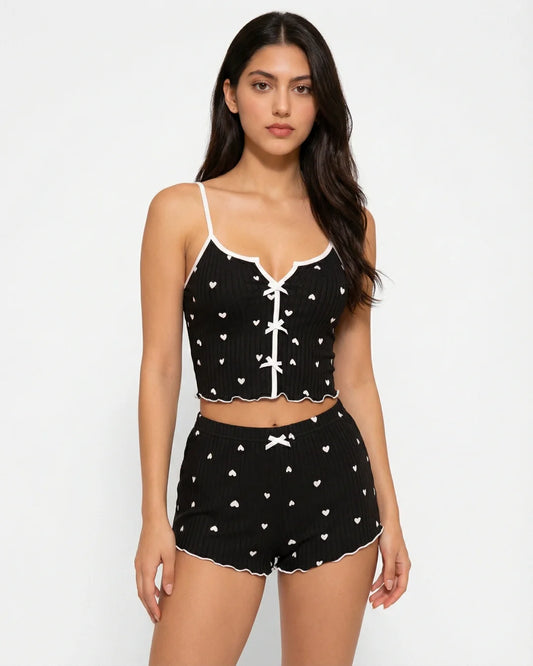 Cami Set - Onyx - Black