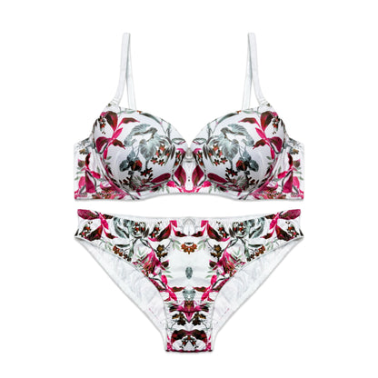 Whisper Floral Padded Bra and Panty Set