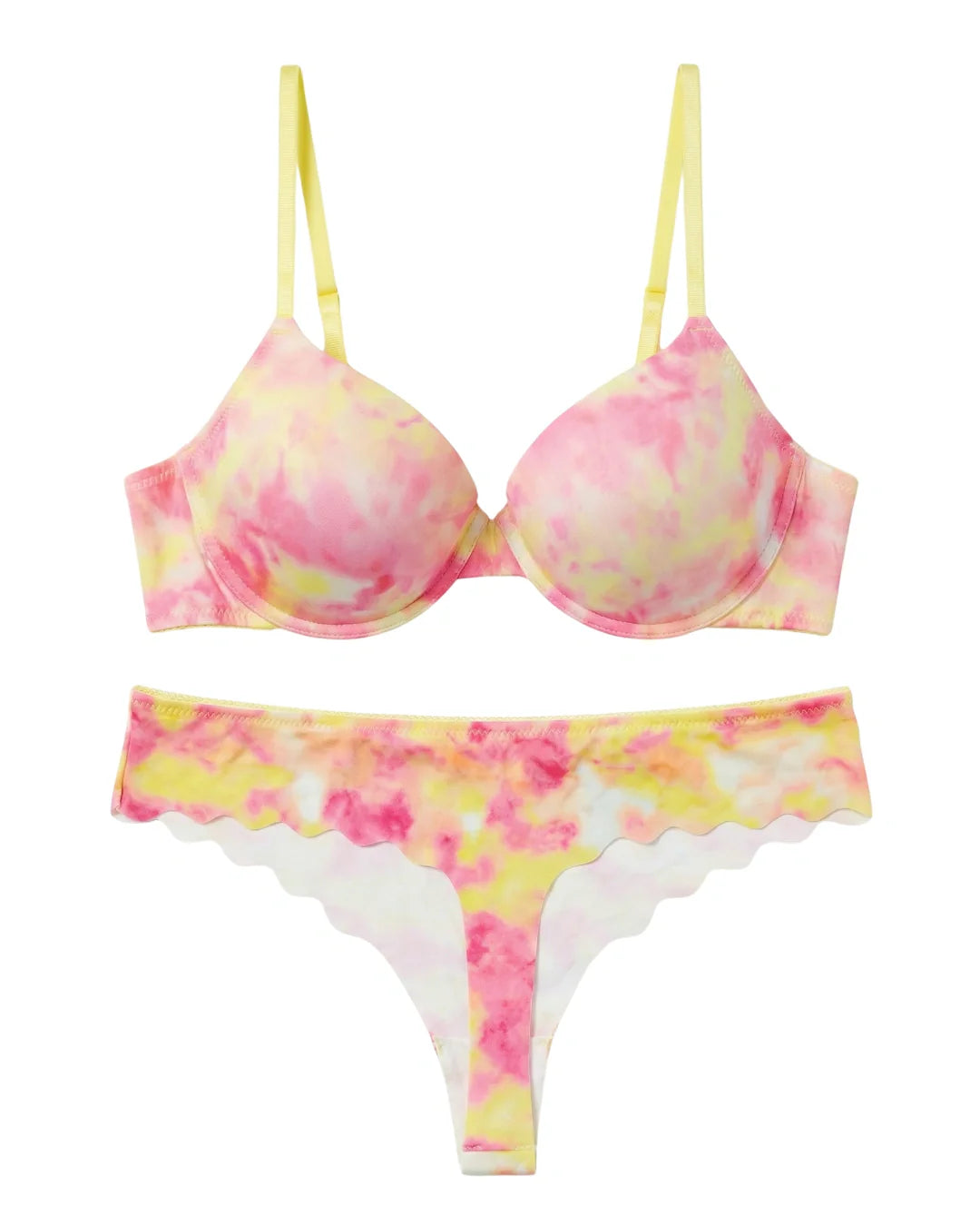 Padded Bra Set -  Lunara Tie-Dye