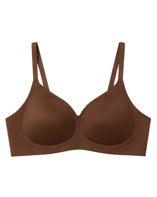 Seamless Padded Bra - Silven - Brown