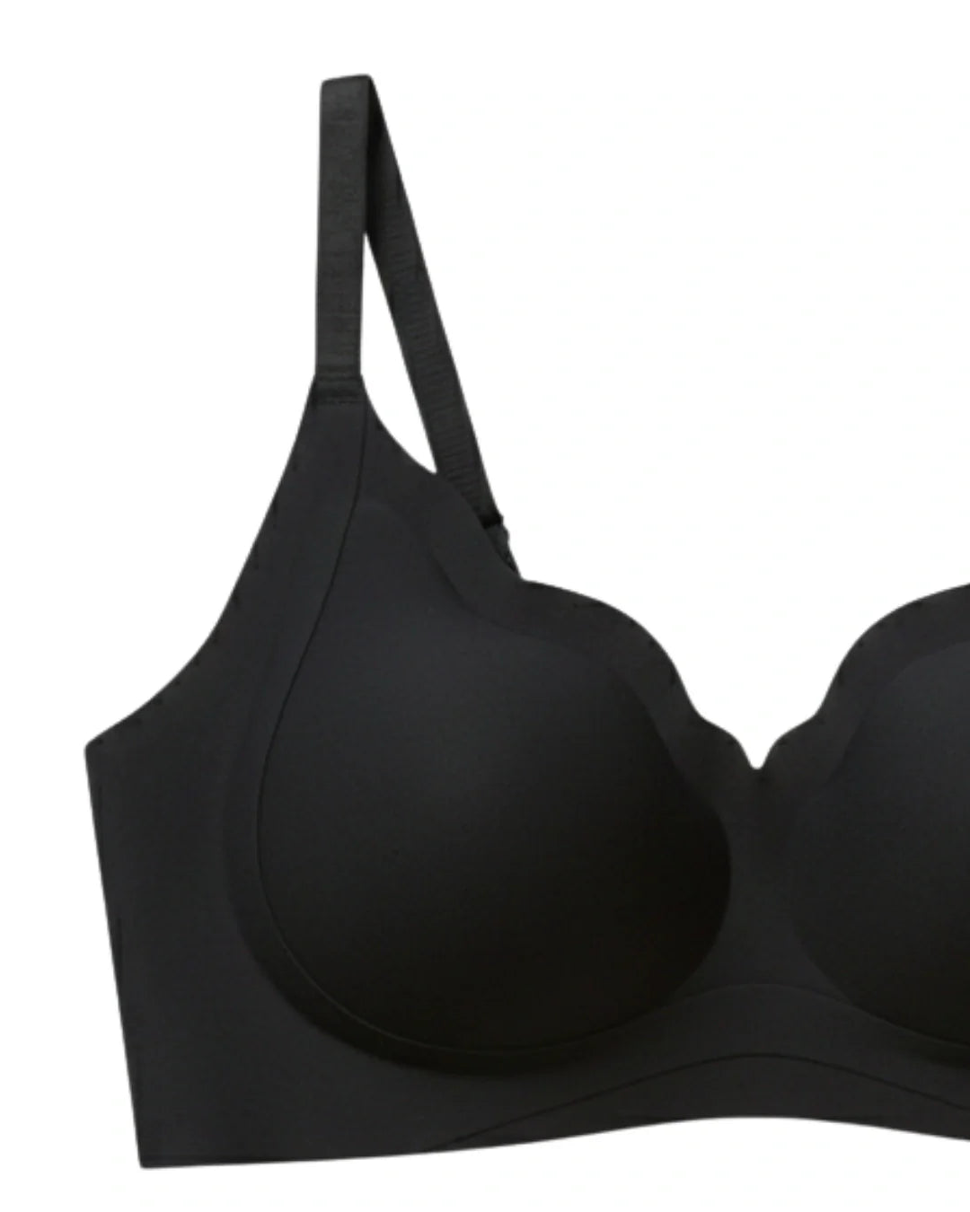 Seamless Padded Bra - Lunex - Black