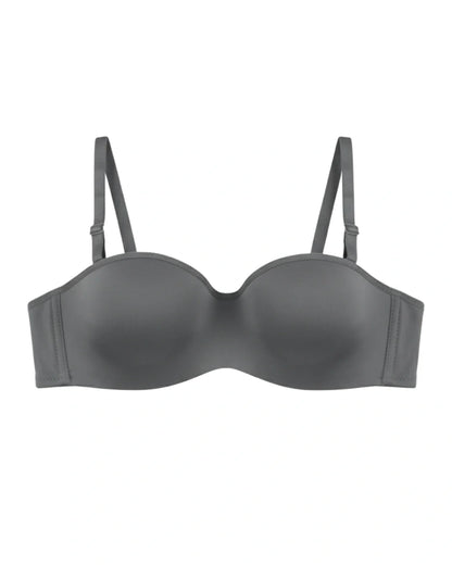 Padded Bra - Soft Wrap - Grey