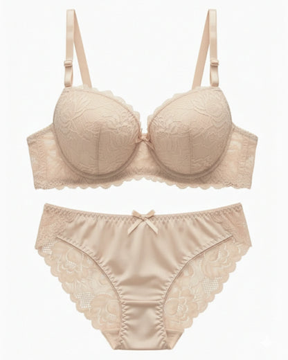 Padded Bra Set -  Embro - Skin