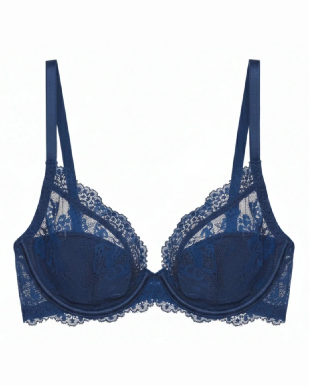 Non-Padded Bra - Sophia - Blue