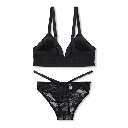 Max Front Open Padded Bra and Panty Set