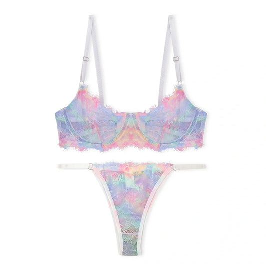 Super Colored Non Padded Bra and Panty Set