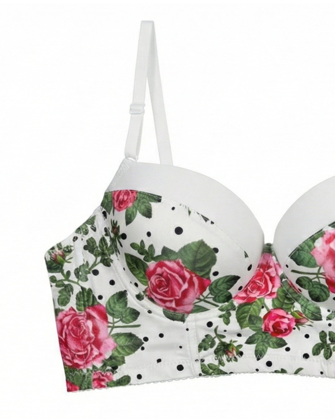 Padded Bra - Floral Comfort
