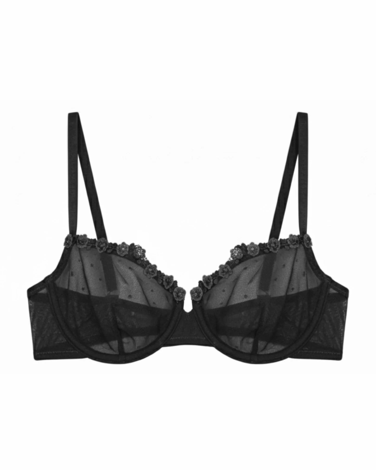 Non-Padded Bra - Mila - Black