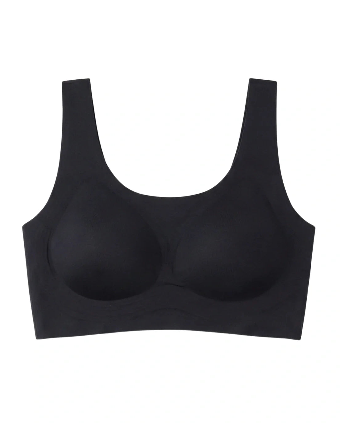 Seamless Padded Bra - Valenra - Black