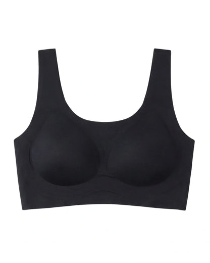 Seamless Padded Bra - Valenra - Black