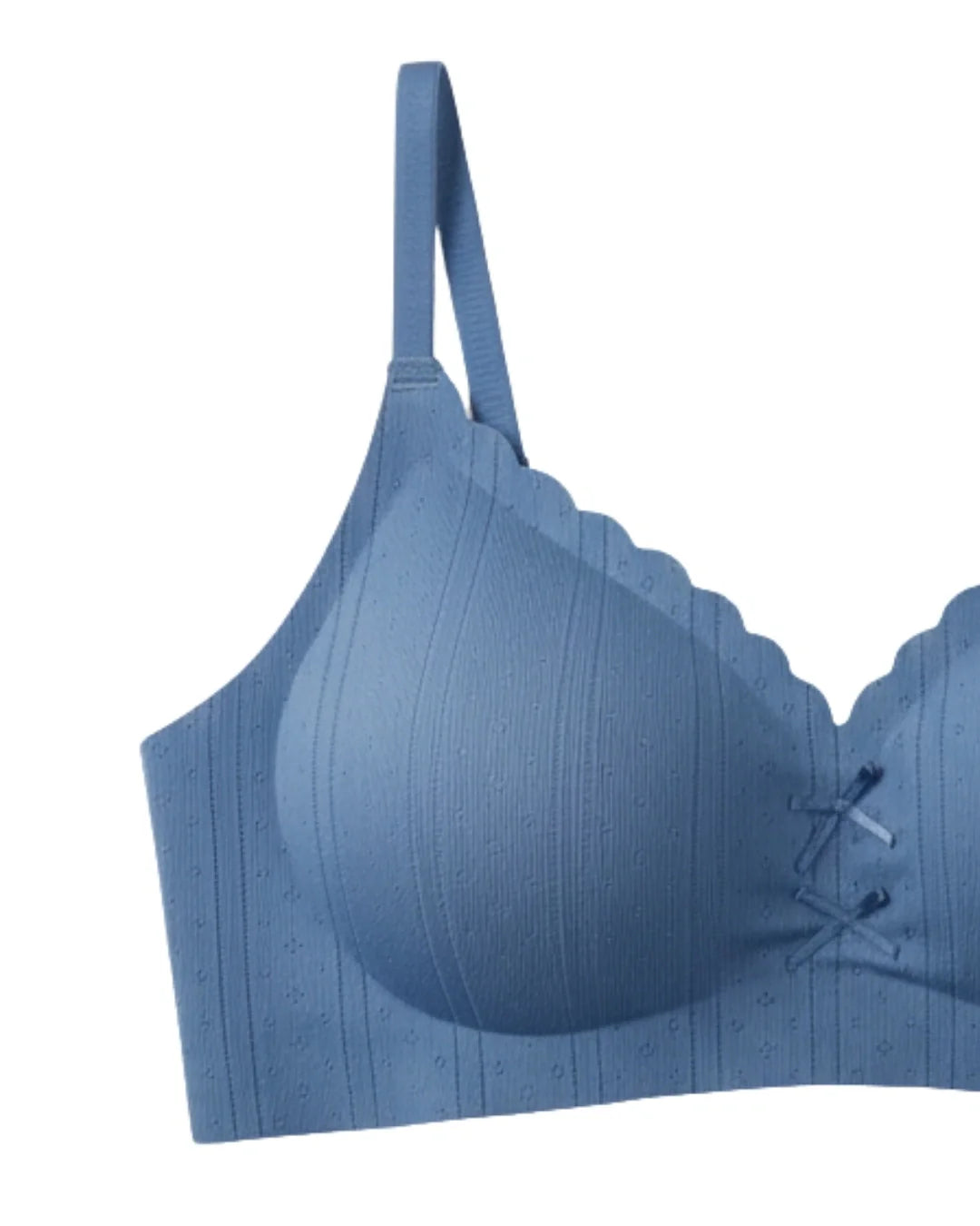 Seamless Padded Bra - Pluma - Blue