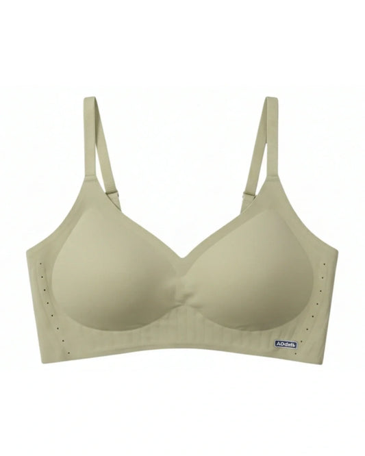 Seamless Padded Bra - Neavo - Olive