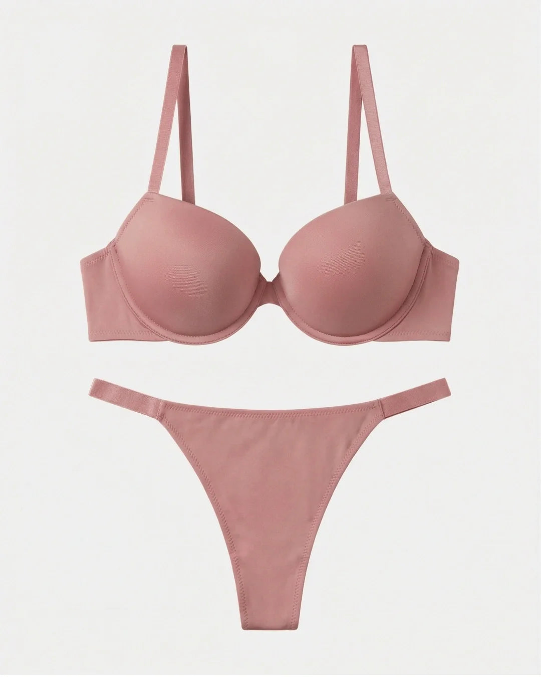 Padded Bra Set - Femora - Tea Pink