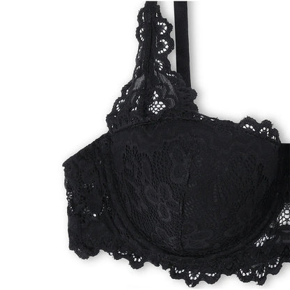 Skyler Embroidered Padded Bra and Panty Set