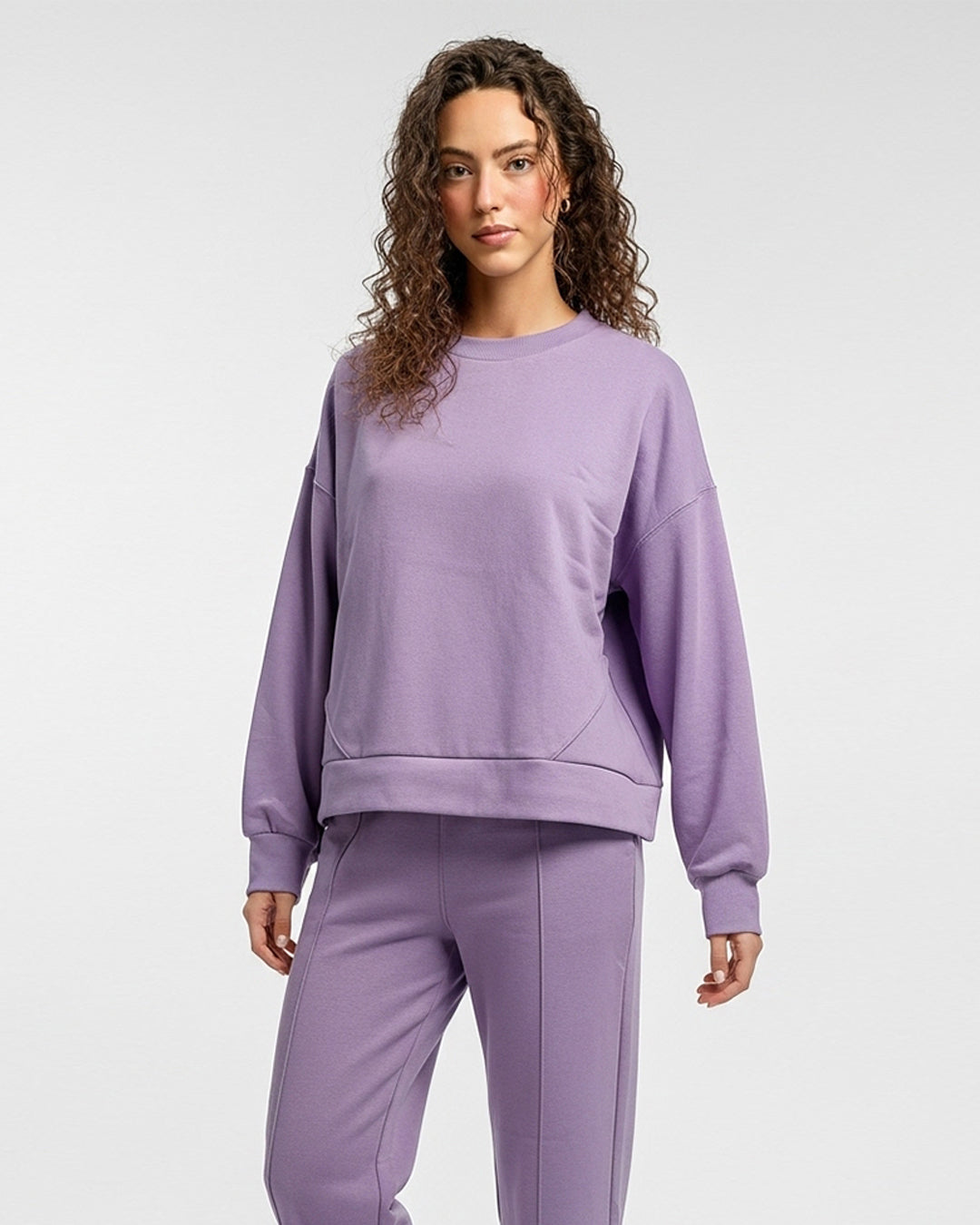 Fleece Tracksuit -Warm Set - Purple