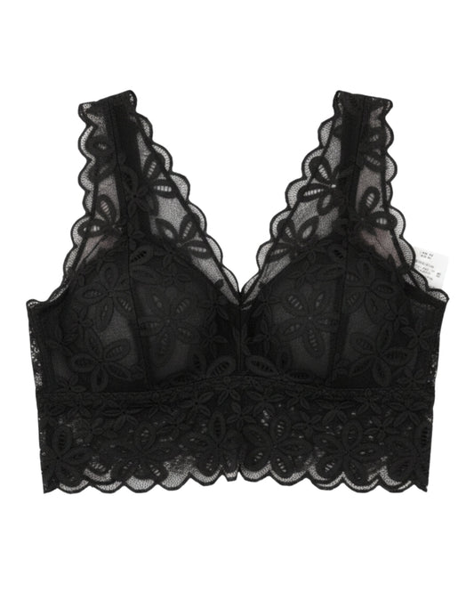 Padded Bralette - Lace Flux - Black