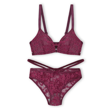 Max Front Open Padded Bra and Panty Set