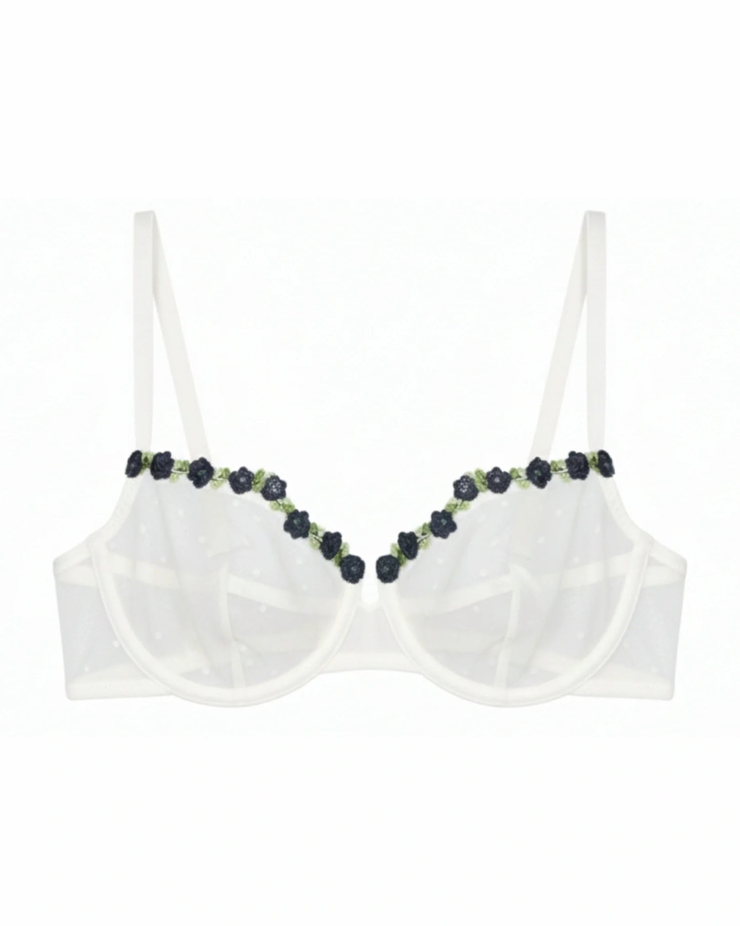 Non-Padded Bra - Mila - White