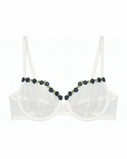 Non-Padded Bra - Mila - White