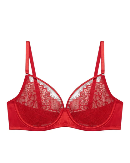 Non-Padded Bra - Vyxen - Red