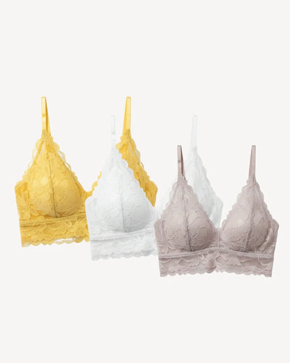 Pack of 3 Padded Bra - Floral Ease