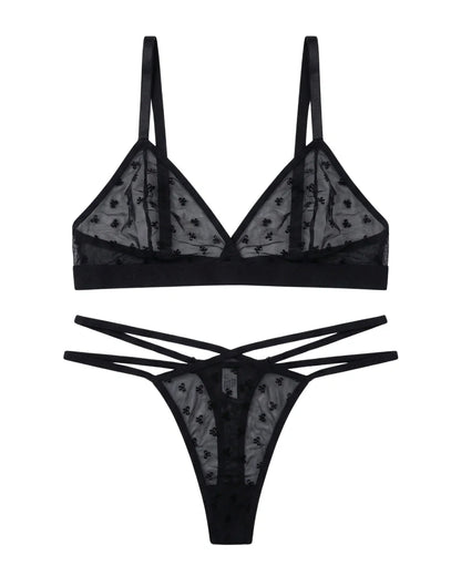 Non Padded Bra Set - Rosbow