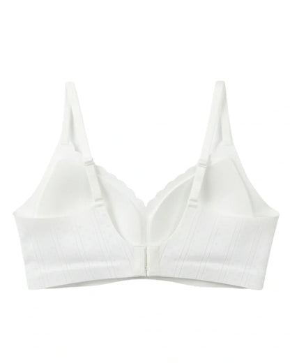 Seamless Padded Bra - Pluma - White