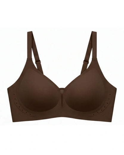 Seamless Padded Bra - Eros - Dark Brown
