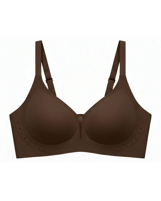 Seamless Padded Bra - Eros - Dark Brown