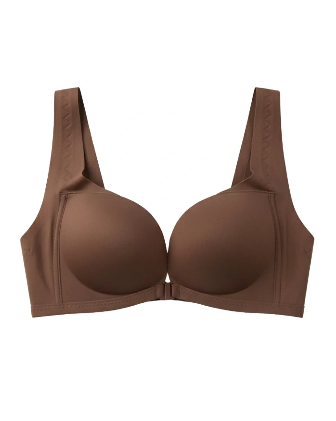 Seamless Padded Bra - Elvra - Dark Brown