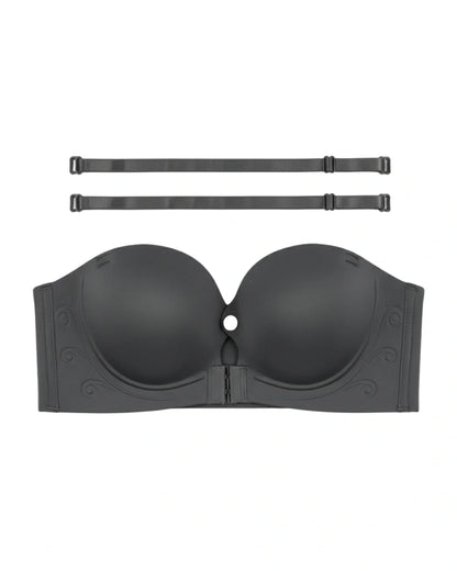 Seamless Padded Bra - Noryx - Charcoal