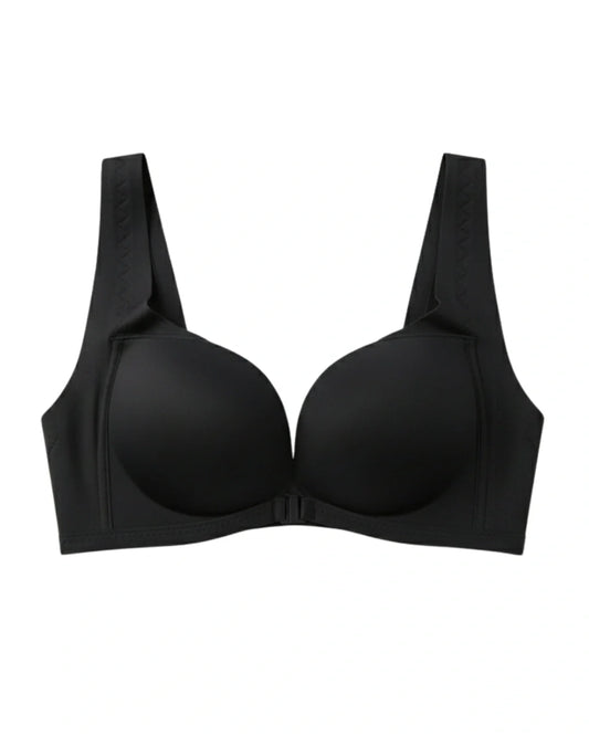 Seamless Padded Bra - Elvra - Black